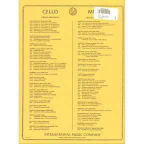 Bach, JS - 3 Sonatas BWV 1027 1029 for Cello and Piano - Arranged by Klengel - International Edition