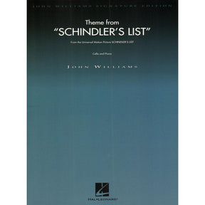 Williams, John - Theme from "Schindler's List" - Cello and Piano - Hal Leonard Publication