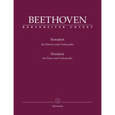 Beethoven, Ludwig - Sonatas Op 5, 69, 102 for Cello and Piano - Edited by Del Mar - Barenreiter URTEXT Edition