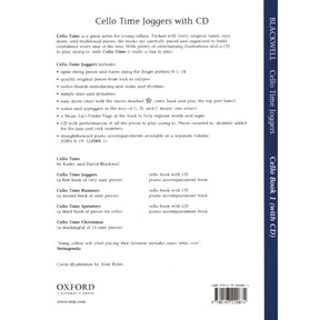 Blackwell, Kathy and David  - Cello Time Joggers, Book 1 - for Cello - Book- Oxford University Press Publication