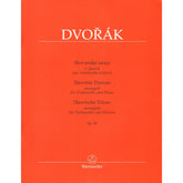 Dvorak, Antonin - Slavonic Dances, Op. 46 - arranged by J. Gemrot - for Cello and Piano - Barenreiter