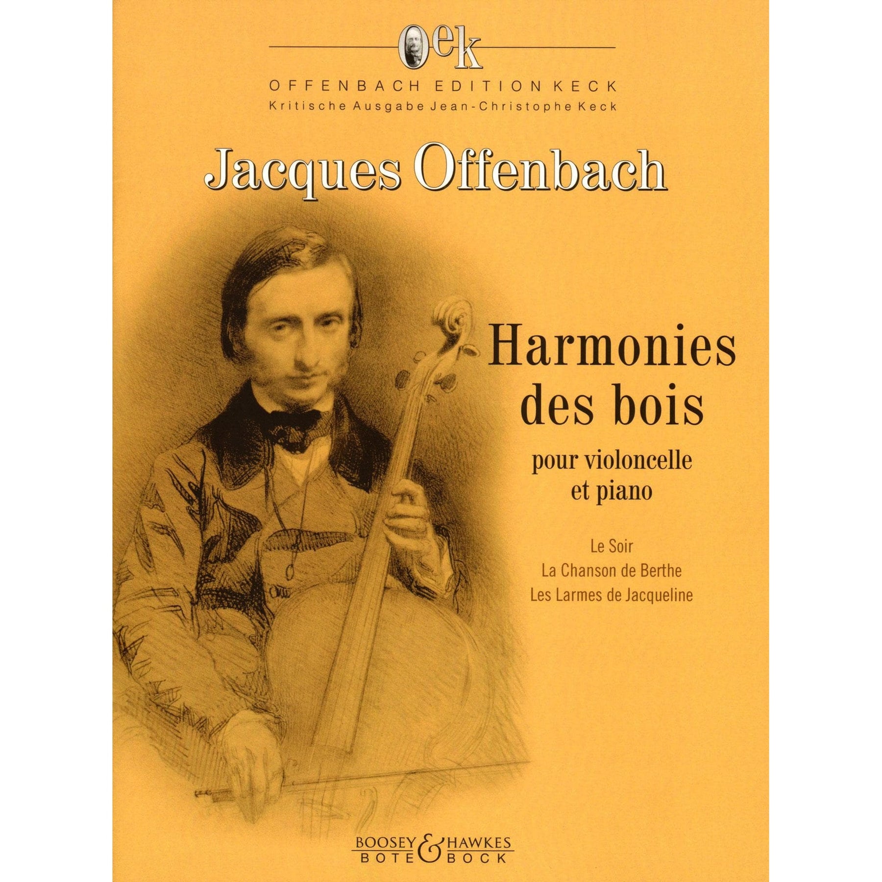 Offenbach, Jacques - Harmonies des bois - for Cello and Piano - edited by Keck - Boosey & Hawkes