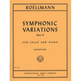 Boellmann, L - Symphonic Variations Op 23 for Cello and Piano - International Edition
