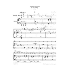 Elgar, Edward - Concerto in e-minor, Op 85 - Cello and Piano - edited by Jonathan Del Mar - Bärenreiter Verlag URTEXT