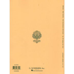 Brahms, Johannes - Sonata No 1 in e minor Op 38 for Cello and Piano - Arranged by Van Vliet - Schirmer Edition