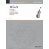 Cello Sonata in C Major - Breval, JB - Cello and Piano - arranged by Stutschewsky - Schott
