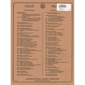 Nocturne in C-Sharp Minor, Op posth - Chopin, Frederic - arranged by Piatigorsky - International Music Company