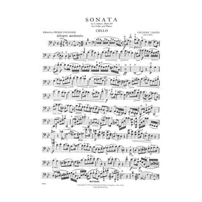 Cello Sonata in G Minor, Op 65 - Chopin, Frederic - Cello and Piano - edited by Fournier - International Music Company