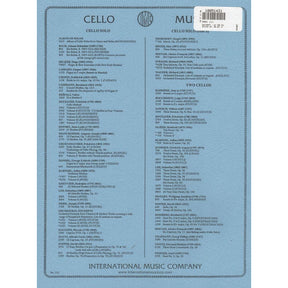 At the Fountain in D Major, Op 20 No 2 - Davidov, Carl - Cello and Piano - edited by Rose - International Music Company