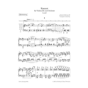 Dvorak, Antonin - Cello Concerto in B Minor, Op 104 - Cello and Piano - edited by Doge and Schiff - Breitkopf Edition