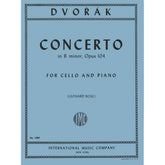 Dvorak, Antonin - Cello Concerto in B Minor, Op 104 - Cello and Piano - edited by Rose - International Music Company