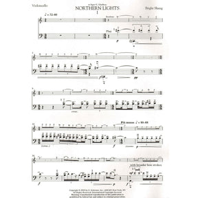 Sheng, Bright - Northern Lights - for Cello and Piano - G Schirmer Edition