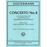 Goltermann, G. - Concerto No. 4 in G Major, Op. 65 - For Cello (with Optional Cello Accompaniment) - edited by Daniel Morganstern and Susan Moses - International Edition