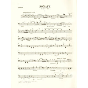 Grieg, Edvard - Sonata a minor, Op 36, and other works - Cello and Piano - G Henle Verlag URTEXT
