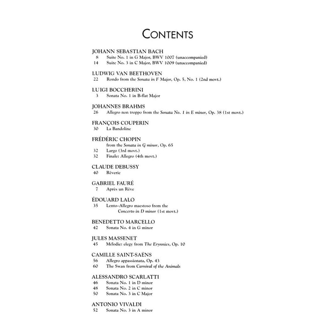 Cello Classics: 16 Pieces by 14 Composers - Schirmer Edition