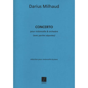 Milhaud, Darius - Concerto No 1, Op 136 (1934) - Cello and Piano - Editions Salabert