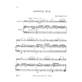 Popper, David - Gavotte No 2 In D Major, Op 23 - For Cello and Piano - Carl Fischer