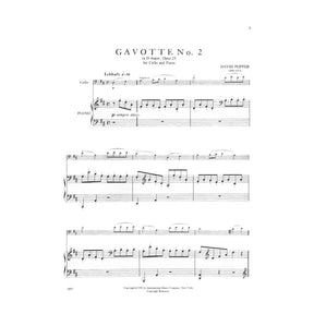 Popper, David - Gavotte No 2 In D Major, Op 23 - For Cello and Piano - Carl Fischer