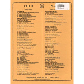 Popper, David - Mazurka in G Minor, Op 11 No 3 - for Cello and Piano - International Music Co