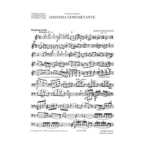 Prokofiev, Sergey -  Sinfonia Concertante, Op. 125 - for Cello and Piano - Edited by Rostropovich - Boosey and Hawkes