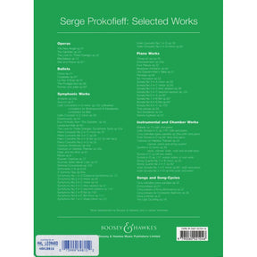 Prokofiev, Sergey -  Sinfonia Concertante, Op. 125 - for Cello and Piano - Edited by Rostropovich - Boosey and Hawkes