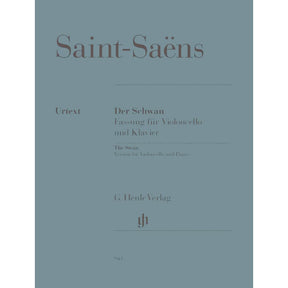 Saint-Saens, Camille -The Swan from "The Carnival of the Animals" - for Cello and Piano -   edited by David Geringas - Henle