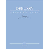 Debussy, Claude - Cello Sonata - for Cello and Piano - edited by Regina Back, Douglas Woodfull-Harris - Baerenreiter
