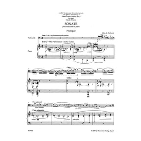 Debussy, Claude - Cello Sonata - for Cello and Piano - edited by Regina Back, Douglas Woodfull-Harris - Baerenreiter