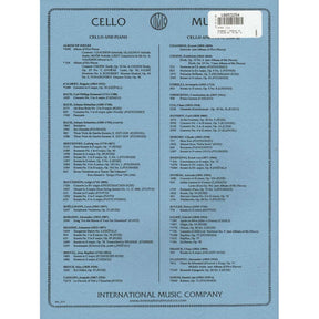 Romberg, Bernhard - Cello Sonata in G Major, Op 43 No 3 - for Cello and Piano - edited by F G Jansen - International Music Company
