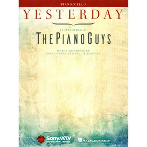 The Piano Guys - Yesterday by the Beatles - for Cello and Piano - by Hal Leonard