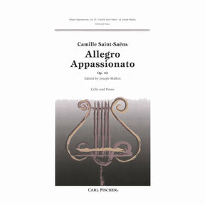 Saint-Saens, Camille - Allegro Appassionato, Op 43 - for Cello and Piano - edited by Joseph Malkin - Carl Fischer