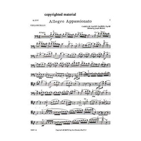 Saint-Saens, Camille - Allegro Appassionato, Op 43 - for Cello and Piano - edited by Joseph Malkin - Carl Fischer