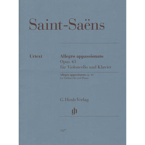 Saint-Saëns, Camille - Allegro Appassionato, Opus 43 - for Cello and Piano - edited by Jost and Geringas - G. Henle Verlag URTEXT