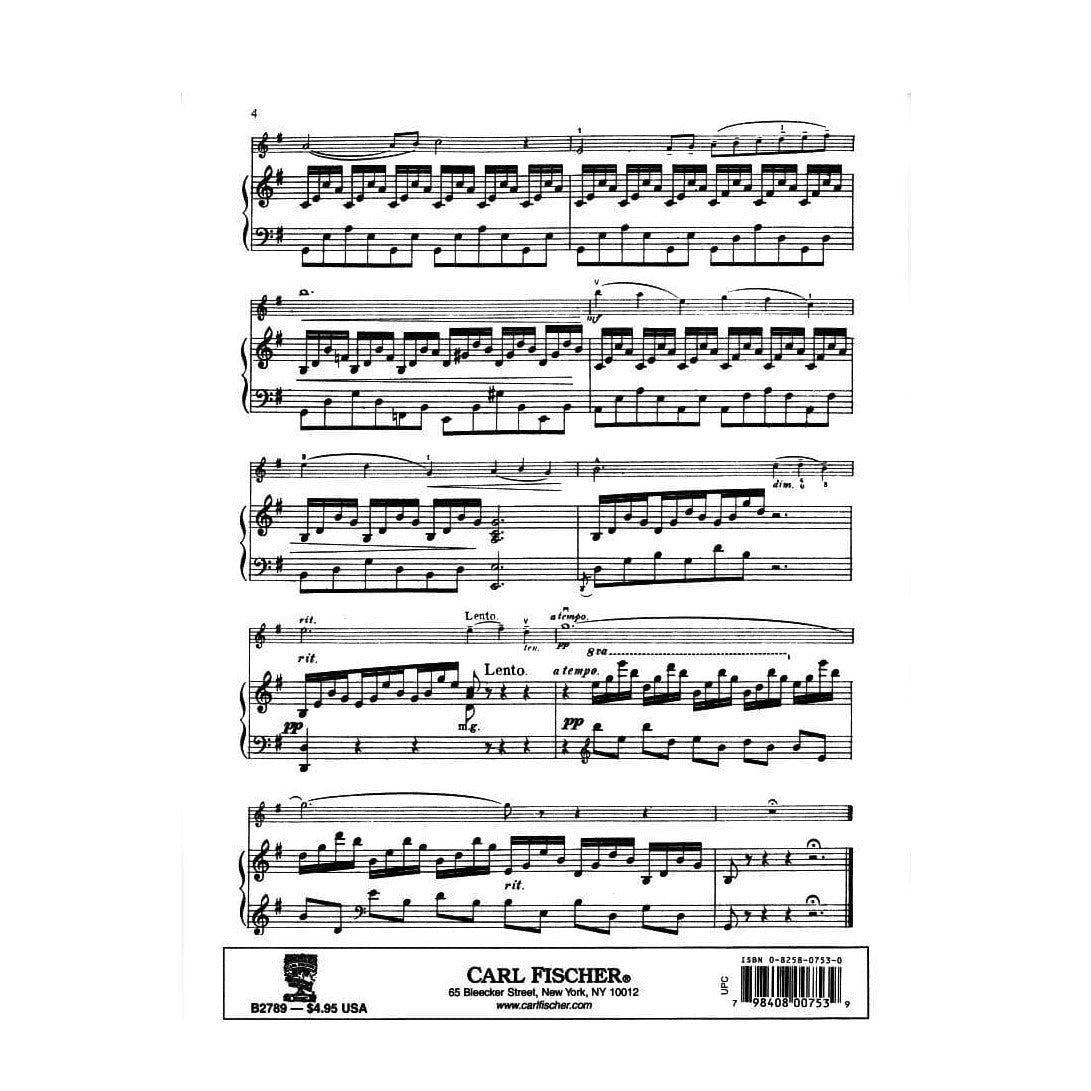 Saint-Saens, Camille - The Swan from "The Carnival of the Animals" -  for Cello and Piano -  edited by Buechner - Carl Fischer