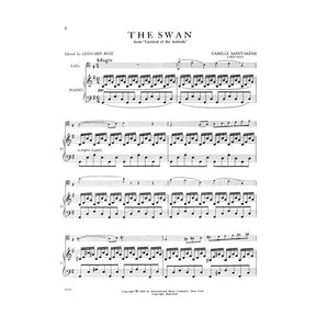 Saint-Saens, Camille - The Swan from "Carnival of the Animals" - for Cello and Piano - edited by Rose - International Music Company