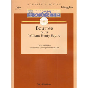 Squire, William Henry - Bouree Op 24 For Solo Cello & Piano Published by Carl Fischer