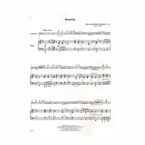 Squire, William Henry - Bouree Op 24 For Solo Cello & Piano Published by Carl Fischer