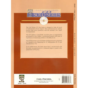 Squire, William Henry - Bouree Op 24 For Solo Cello & Piano Published by Carl Fischer