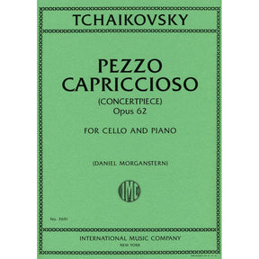 Tchaikovsky, Pyotr Ilyich - Pezzo Capriccioso, Op 62 - for Cello and Piano - edited by Daniel Morganstern - International Music Company