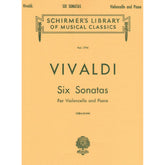 Vivaldi, Antonio - Six Sonatas F XIV Nos 1-6 For Cello and Piano Edited by Graudan Published by G Schirmer