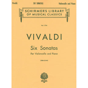 Vivaldi, Antonio - Six Sonatas F XIV Nos 1-6 For Cello and Piano Edited by Graudan Published by G Schirmer