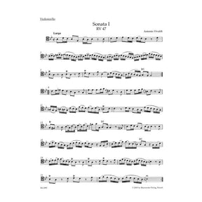 Vivaldi, Antonio - Complete Sonatas, RV 39-47 For Cello and Basso Continuo Published by Barenreiter