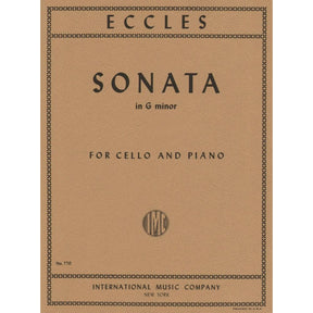 Eccles, Henry - Sonata in g minor - Cello and Piano - edited by Alfred Moffat - International Edition