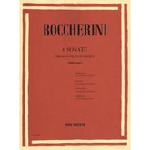 Boccherini, Luigi - 6 Sonatas for Cello and Piano - Ricordi Edition
