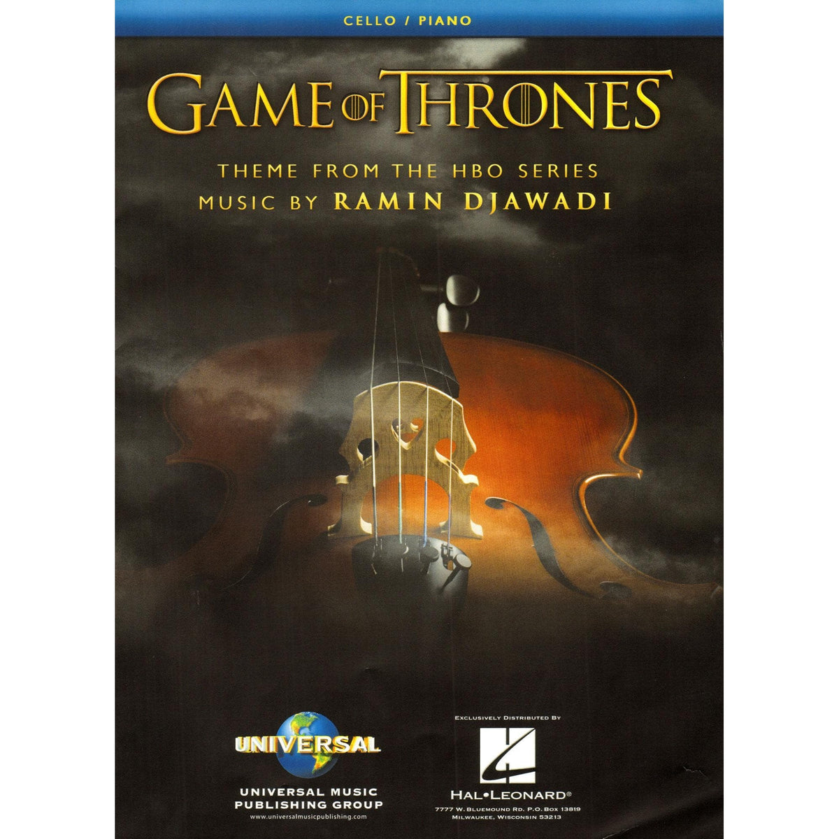 Game of Thrones Theme - for Cello and Piano - Hal Leonard