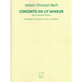 Bach, Johann Christian - Concerto in c minor - Cello and Piano - edited by Henri Casadesus and Maurice Maréchal - Editions Salabert