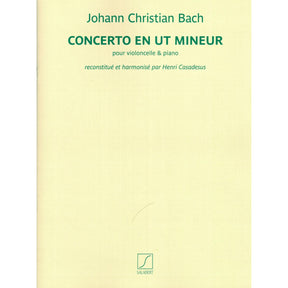 Bach, Johann Christian - Concerto in c minor - Cello and Piano - edited by Henri Casadesus and Maurice Maréchal - Editions Salabert