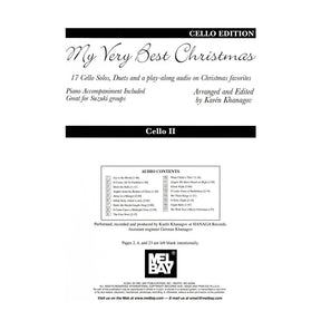 My Very Best Christmas - for One or Two Cellos and Piano - with Optional Online Audio - arranged by Karén Khanagov - Mel Bay Publications