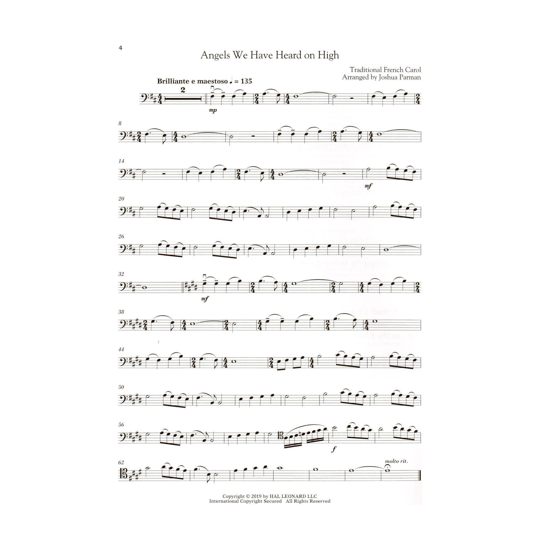 Favorite Christmas Carols - Cello and Piano - Book/Online Audio - Hal Leonard Edition