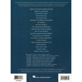 Favorite Christmas Carols - Cello and Piano - Book/Online Audio - Hal Leonard Edition